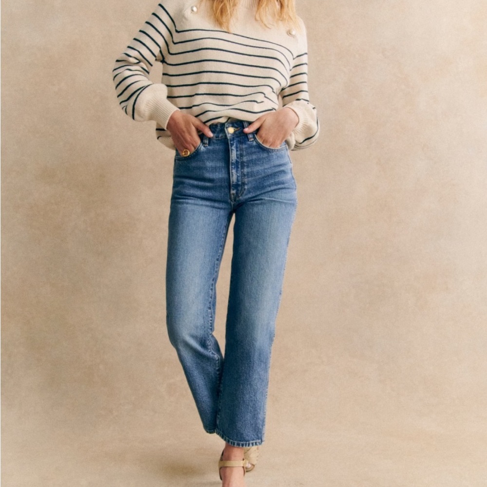 Sézane L'ICONIQUE DROIT TROUSERS (like new)